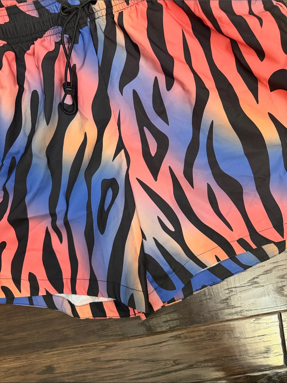 adidas Shorts Rainbow Zebra Print Running - Picture 6 of 10